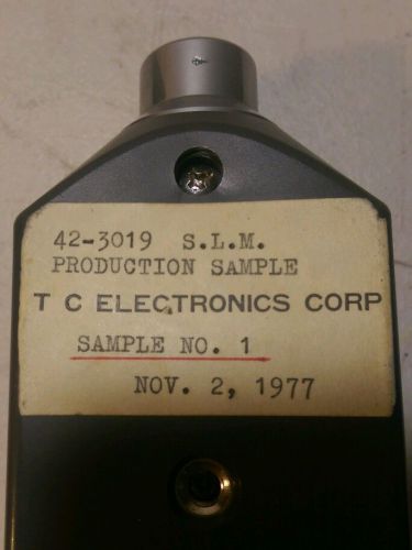 Vintage Realistic 42-3019 Production Sample Sound Level Meter - RadioShack