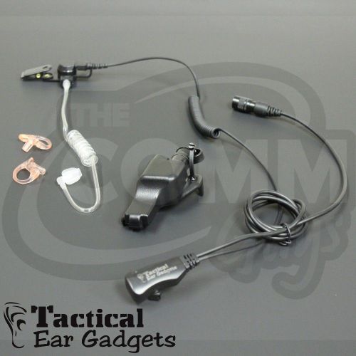 Police earpiece hawk lapel mic for motorola xts5000 mtx8000 mt2000 mtx9000 jedi for sale