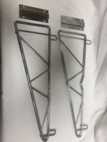 2 Metro Wall Mount Shelf Supports 18&#034; Accessories Parts