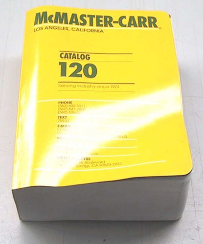 McMaster-Carr Catalog #120 ok condition