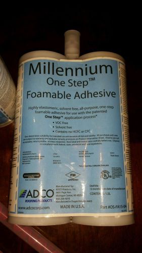 Millennium one step / one step green foamable adhesive for sale