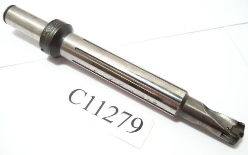 Iscar coolant-fed indexable head drill 7/8&#034; dia. shank (with insert) lot c11279 for sale
