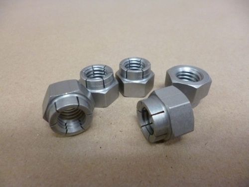 1/2-13 Full Height Flex Type  Stainless Steel Lock Nuts ( 5pcs )