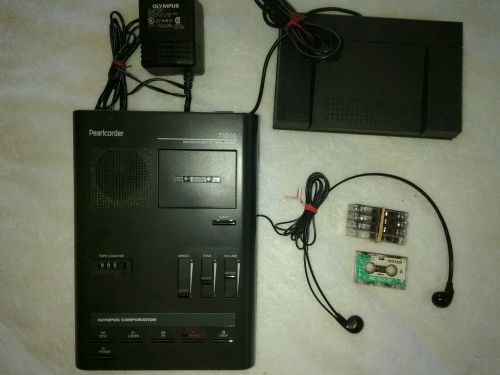 Olympus Pearlcorder T1000 Microcassette Transcriber -  Nice Nice Condition!