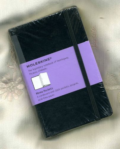 Moleskine - Memo Pockets - BLACK- SMALL - Pocket Size