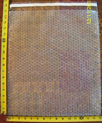 25 15x17.5 clear self-sealing bubble out pouches/bubble wrap bags 15&#034; x 17 1/2&#034; for sale