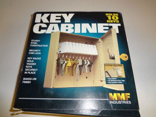 MMF Industries Small Key Cabinet Wall Metal Mount - Holds 10 Keys