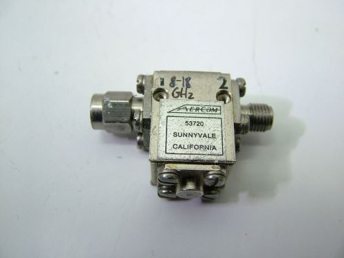RF ISOLATOR 8 - 18GHz SMA(M) IN,  SMA(F) OUT 53720