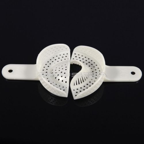 10pcs dental disposable impression trays autoclavable anterior upper/lower new for sale