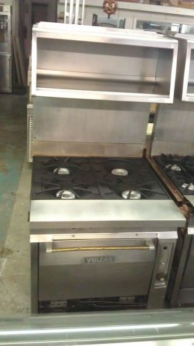 Vulcan gh45 4-burner standard oven for sale