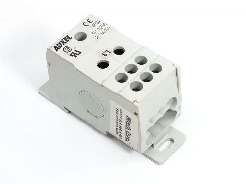 Auxel 1 Phase Power Distribution Block DIN rail 160A 600V~ 38032