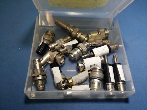 POMONA, SUHNER TEST PLUGS, BNC ADAPTER, TERMINATIONS LOT17 ITEMS