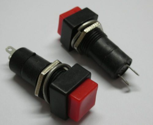 20pcs, square momentary spst off-on pushbutton switch r12 for sale