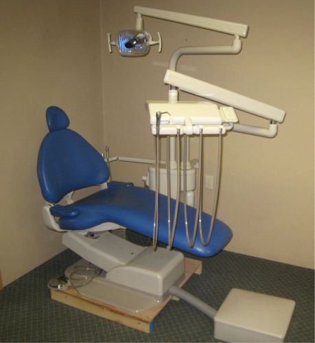 Adec cascade 1040 dental chair 2141side delivery, assist. arm &amp; light a-dec for sale