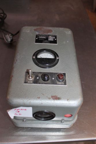Carl Zeiss transformer power supply Made in Germany 128198 Microscope Parts