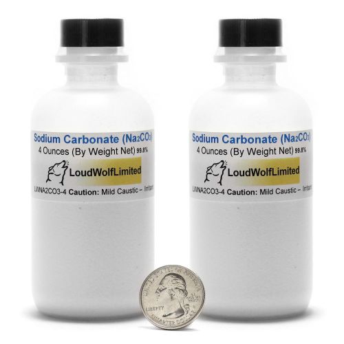 Sodium carbonate / fine powder / 8 ounces / 99+% pure / food grade / ships fast for sale