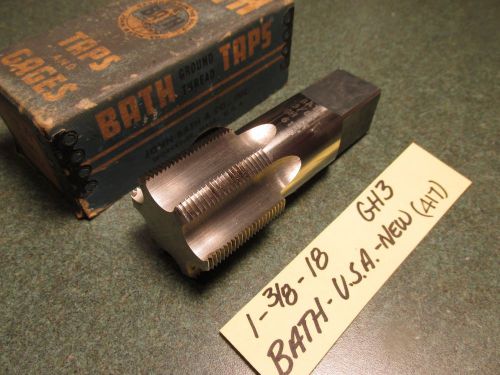 EXC. COND. NEW (1.375-18) 1-3/8&#034;-18 RIGHT HAND BOTT TAP- BATH CO  - (417)