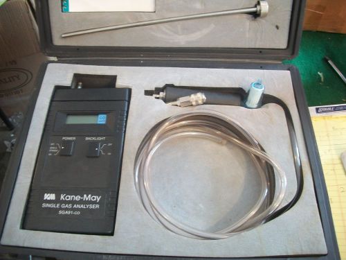 Kane-May SGA91 single gas analyzer carbon monoxide CO test kit