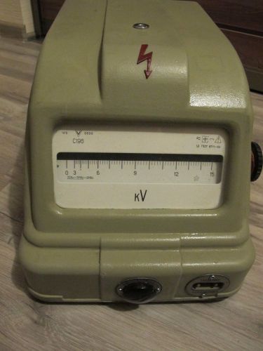 Electrostatic Kilovoltmeter C196 S196 2-14MHz 0-30kV 0-1kV USSR