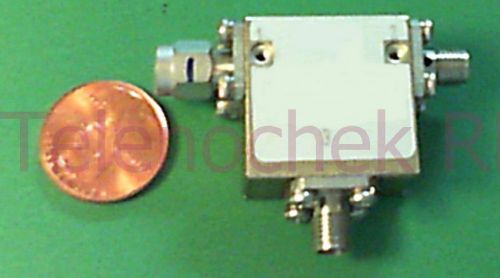 RF microwave single junction circulator 1825 MHz CF/  538 MHz BW/  40 Watt/ data
