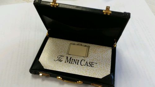 Miniature  Briefcase Business Card Case leather