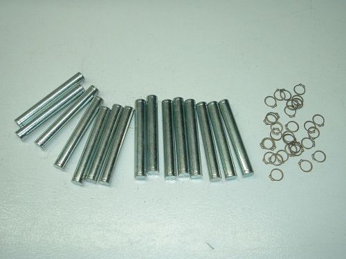 Dowell Pins Axles Hinge Clevis Pins w/ Snap Rings Keepers 3&amp;1/2 X 1/2