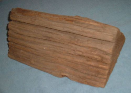 Reclaimed chestnut lathe or carving wood, old fence rail section, solid
