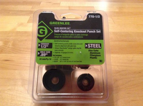 1/2 greenlee 1/2&#034; conduit knock out punch set 77U-1/2
