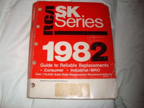 RCA SK Series Guide to Reliable Replacements IC&#039;s Transistor Rectifier resistor