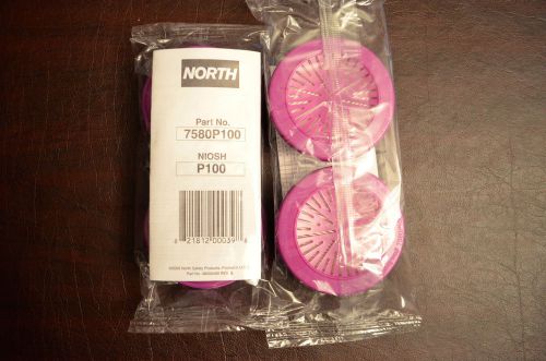 North p100 respirator filter cartridges 24 pair for sale