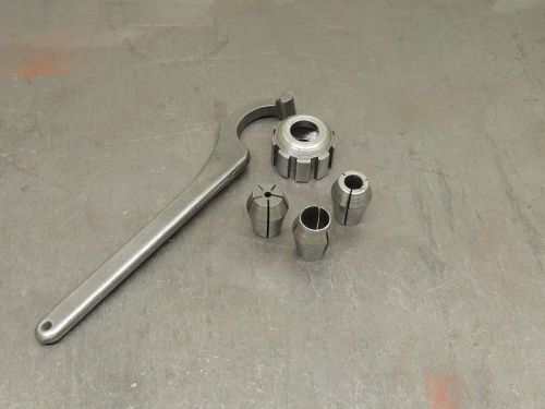 Wells Index milling collets, Universal Engineering holder