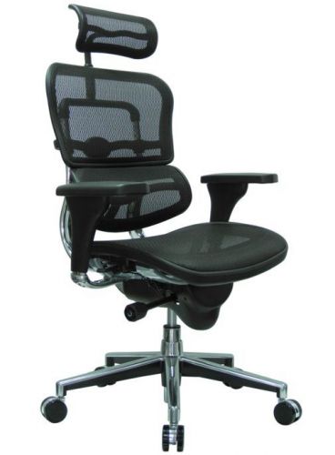 Eurotech ergohuman me7erg, ergonomic executive mesh chair, black for sale