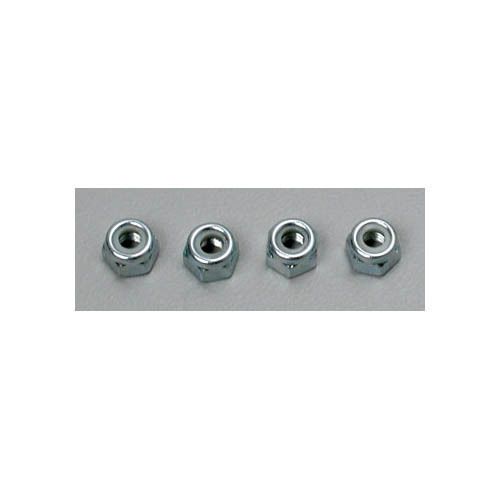 2102 nylon locknut 4mm (4) dubq3341 dubro products for sale