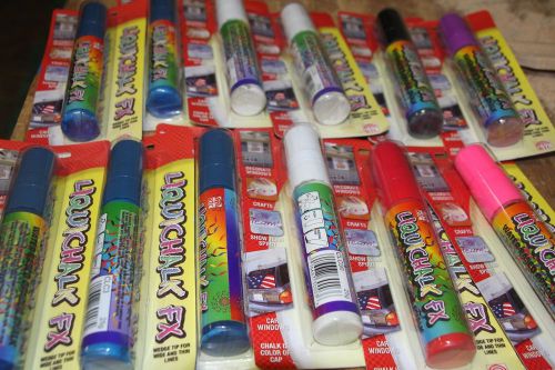 Liquid chalk markers - assorted colors, 12 pcs for sale