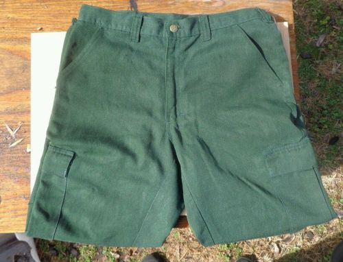 Wildland Firefighting Cargo Pants size 30- 34 X 34 forest green used