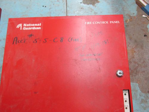 FIRE ALARM CONTROL PANEL-USED NATIONAL GUARDIAN