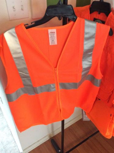 Orange safety vest Sz L ANSI/ISEA