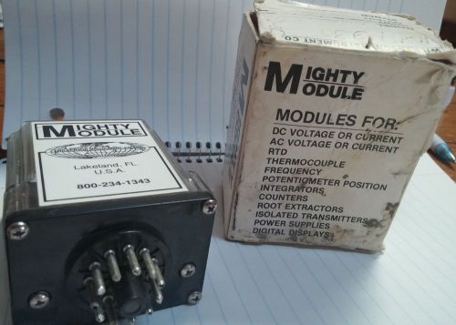 Mighty module mm4051 transmitter, 3.3mv/vdc, 115 vac, 2.4va, nib for sale