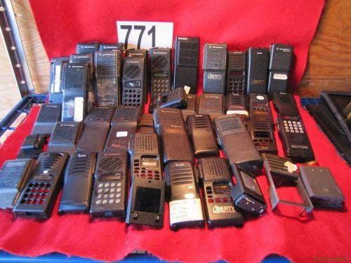 Lot of used 2-way radio front housing cover case ~ motorola icom maxon ~ #771 for sale