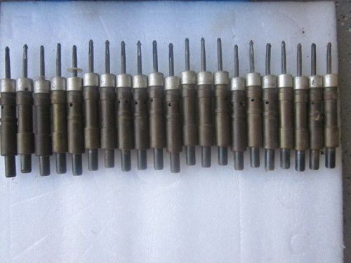 Aircraft Tools  21pcs. #10 Used  Wedglock/Cylindrical Clecos,3/4&#034;grip.