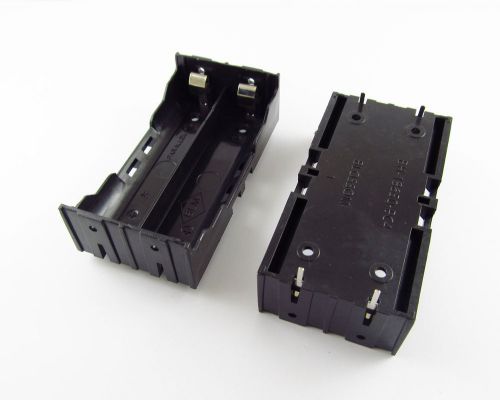 10pcs hold two 2 li-ion lithium 18650 diy battery box holder case 4 pins contact for sale