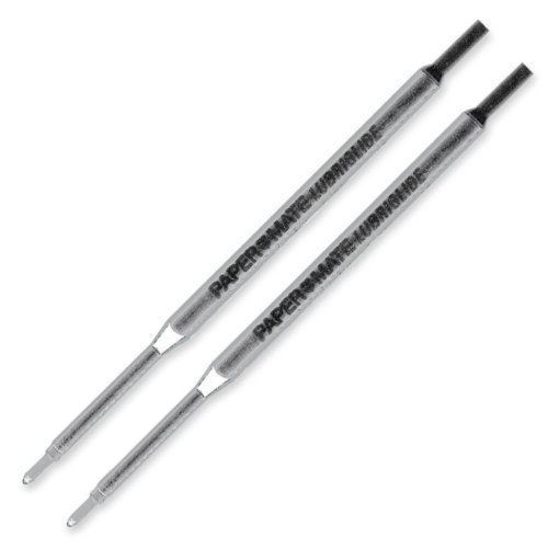 Ballpoint Pen Refills for Most Ballpoint Pens, Fine, Black Ink, 2-Pack