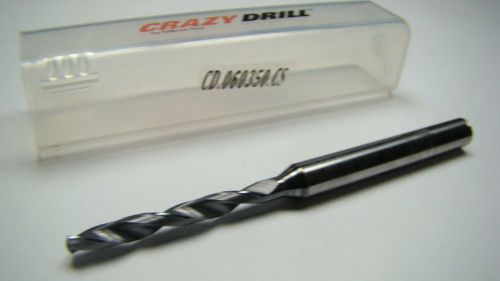 MIKRON CrazyDrill Carbide Coolant Drill 3.5mm x 27.7mm x 6mm CD.060350.CS [1987]