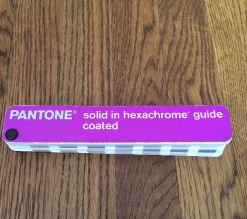 Pantone Solid In Hexachrome Guide Coated (used) Great Condition!