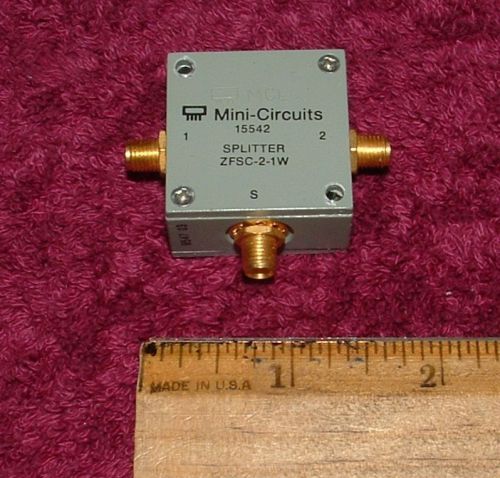 Mini-circuits model zfsc-2-1w rf microwave 2-way power splitter for sale