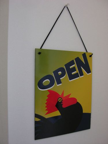 Sign: Open-Closed &#034;rooster&#034;