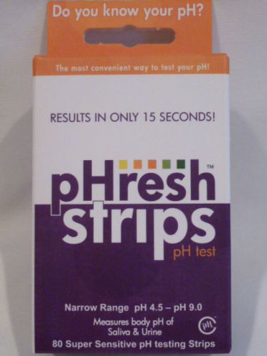 Phresh saliva and urine test strips - 80 ct. for sale