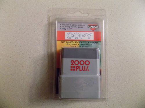 New cosco 2000 plus &#034;copy&#034; stamp for sale