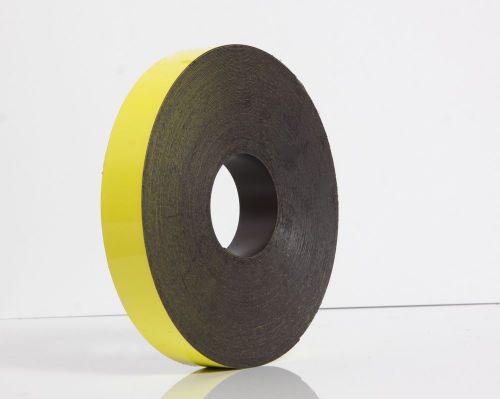 Dry erase magnet yellow 3&#034;x25&#039; roll .20 mil made in usa for sale