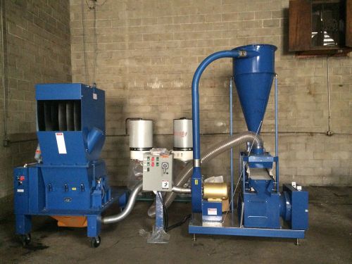 Wire chopping machine system/copper separator with 40hp granulator for sale